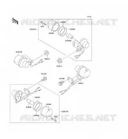 CLIGNOTANTS pour Kawasaki D-TRACKER