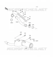 &Eacute;CHAPPEMENT pour Kawasaki D-TRACKER