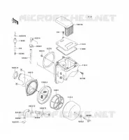 FILTRE A AIR pour Kawasaki D-TRACKER