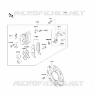 FREIN AVANT pour Kawasaki D-TRACKER