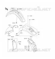 GARDE BOUE pour Kawasaki D-TRACKER