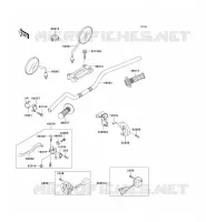 GUIDON pour Kawasaki D-TRACKER