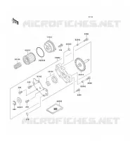 POMPE A HUILE pour Kawasaki D-TRACKER