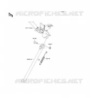 BEQUILLES pour Kawasaki KLX250