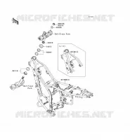 CH&Acirc;SSIS pour Kawasaki KLX250