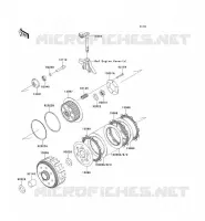 EMBRAYAGE pour Kawasaki KLX250