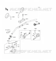 GUIDON pour Kawasaki KLX250