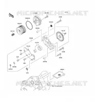 POMPE A HUILE pour Kawasaki KLX250