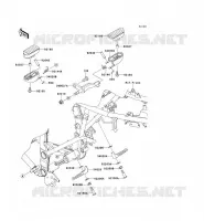 REPOSE PIED pour Kawasaki KLX250