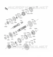 TRANSMISSION pour Kawasaki KLX250