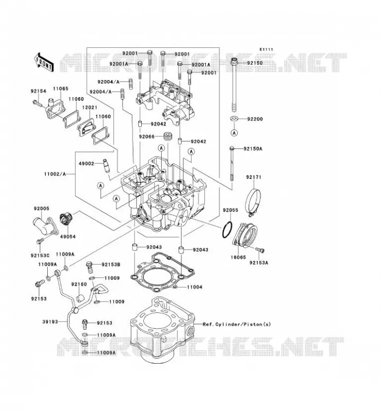 CULASSE Kawasaki TOUT-TERRAIN 250 2012 KLX250  KLX250SCF