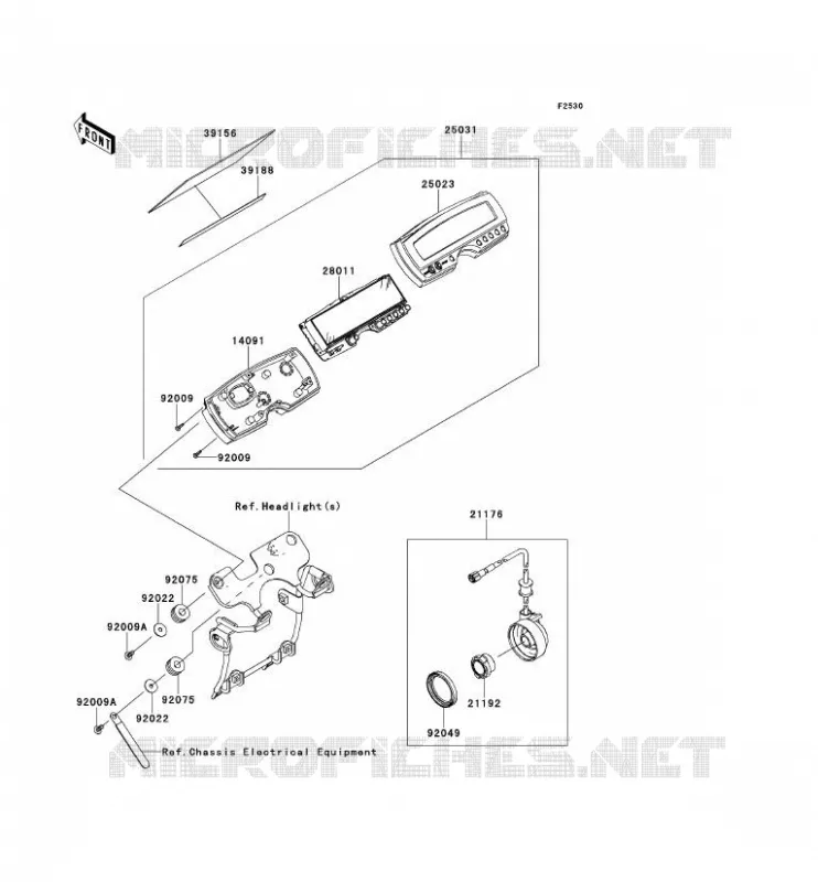 COMPTEURS Kawasaki TOUT-TERRAIN 250 2012 KLX250  KLX250SCF