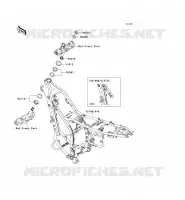 CH&Acirc;SSIS pour Kawasaki KLX250S