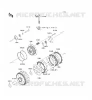 EMBRAYAGE pour Kawasaki KLX250S