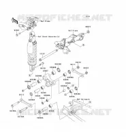 SUSPENSION ARRI&Egrave;RE pour Kawasaki KLX250S