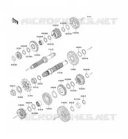 TRANSMISSION pour Kawasaki KLX250S