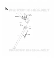 BEQUILLES pour Kawasaki KLX250S