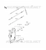 CABLES pour Kawasaki KLX250S