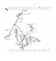CH&Acirc;SSIS pour Kawasaki KLX250S