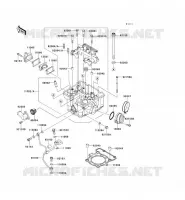 CULASSE pour Kawasaki KLX250S