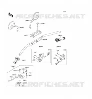 GUIDON pour Kawasaki KLX250S