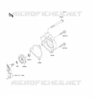 POMPE &Agrave; EAU pour Kawasaki KLX250S