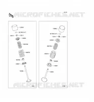 SOUPAPE pour Kawasaki KLX250S