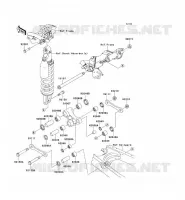 SUSPENSION ARRI&Egrave;RE pour Kawasaki KLX250S