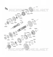 TRANSMISSION pour Kawasaki KLX250S