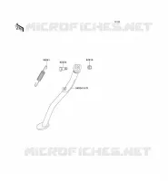 BEQUILLES pour Kawasaki KLX300R