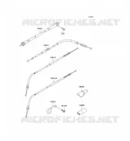 CABLES pour Kawasaki KLX300R