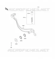 PEDALE DE FREIN pour Kawasaki KLX300R