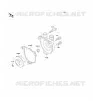 POMPE &Agrave; EAU pour Kawasaki KLX300R