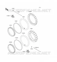 ROUE/PNEUS pour Kawasaki KLX300R