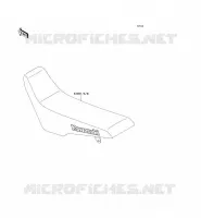 SELLE pour Kawasaki KLX300R