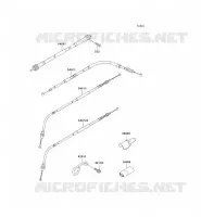 CABLES pour Kawasaki KLX300R