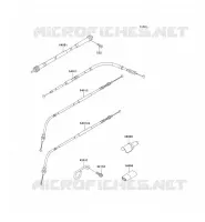 CABLES pour Kawasaki KLX300R