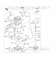CARBURATEUR pour Kawasaki KLX300R