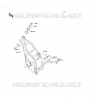 CH&Acirc;SSIS pour Kawasaki KLX300R