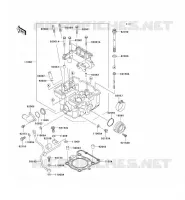CULASSE pour Kawasaki KLX300R