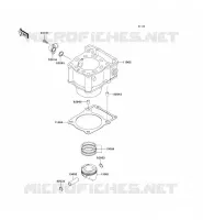 CYLINDRE/PISTON pour Kawasaki KLX300R