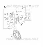 FREIN AVANT pour Kawasaki KLX300R