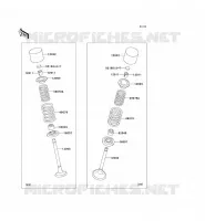 SOUPAPE pour Kawasaki KLX300R