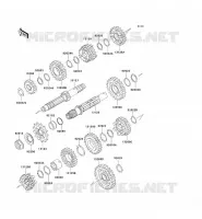 TRANSMISSION pour Kawasaki KLX300R