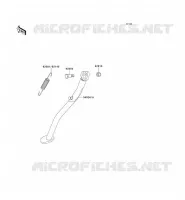 BEQUILLES pour Kawasaki KLX300R