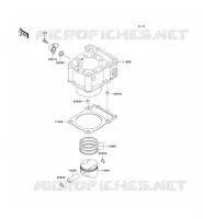 CYLINDRE/PISTON pour Kawasaki KLX300R