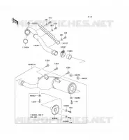 &Eacute;CHAPPEMENT pour Kawasaki KLX300R
