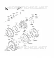 EMBRAYAGE pour Kawasaki KLX300R
