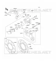 FREIN ARRIERE pour Kawasaki KLX300R