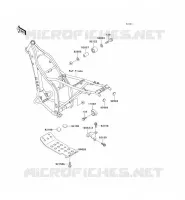 PIECE DE CADRE (COUVERTURE) pour Kawasaki KLX300R